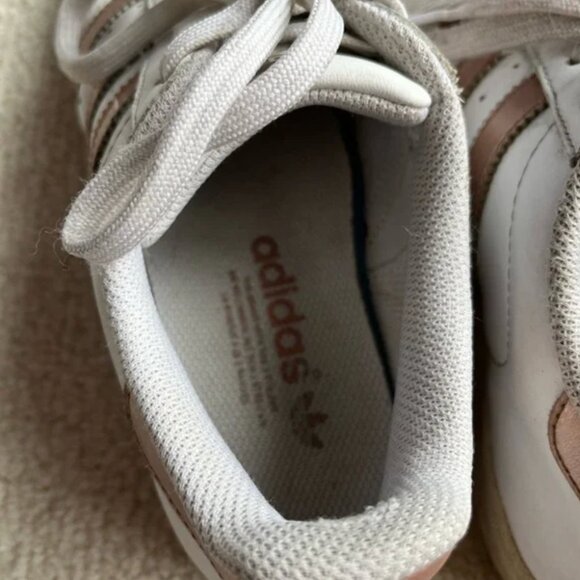 Adidas Rose Gold Superstar Sneakers - Picture 11 of 12
